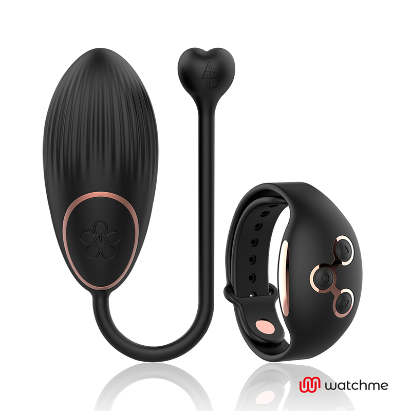 ANNE'S DESIRE – œuf vibrant télécommandé compatible WATCHME noir/or