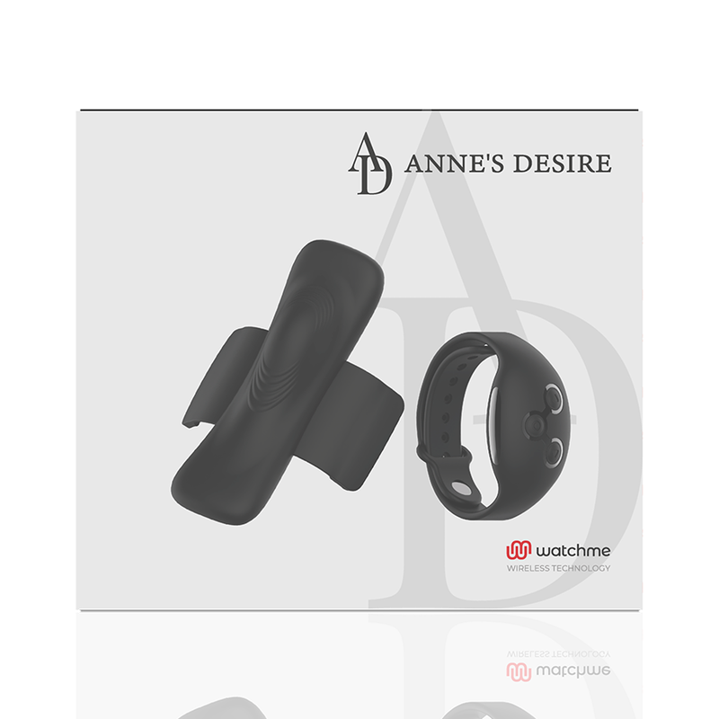 ANNE'S DESIRE - vibromasseur PANTY'S PLEASURE compatible WATCHME noir