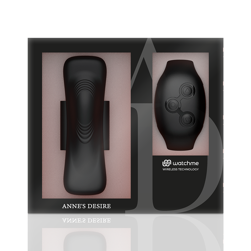 ANNE'S DESIRE - vibromasseur PANTY'S PLEASURE compatible WATCHME noir