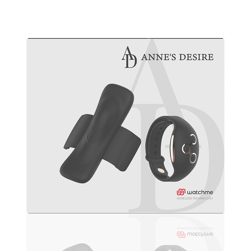 ANNE'S DESIRE - vibromasseur PANTY'S PLEASURE compatible WATCHME noir/or