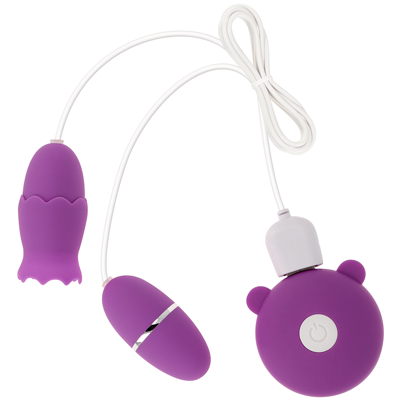 OHMAMA - double vibromasseur 10 modes de vibration