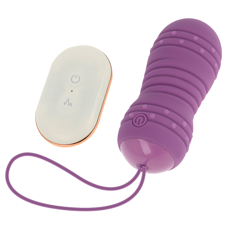 OHMAMA - oeuf télécommandé 7 modes de rotation violet