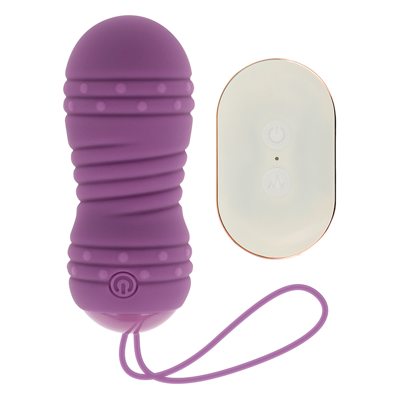 OHMAMA - oeuf télécommandé 7 modes de rotation violet