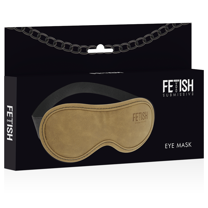 FETISH SUBMISSIVE ORIGIN - masque en cuir végan avec doublure en néoprène