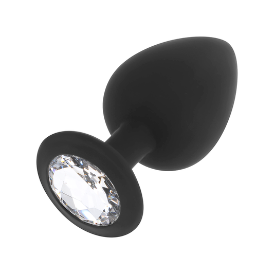 OHMAMA - plug anal en silicone diamant taille S 7 cm