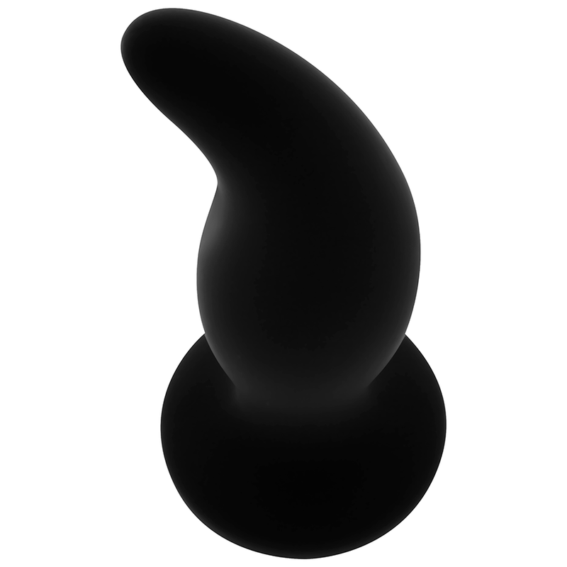 OHMAMA - plug anal en silicone courbé point p 12 cm