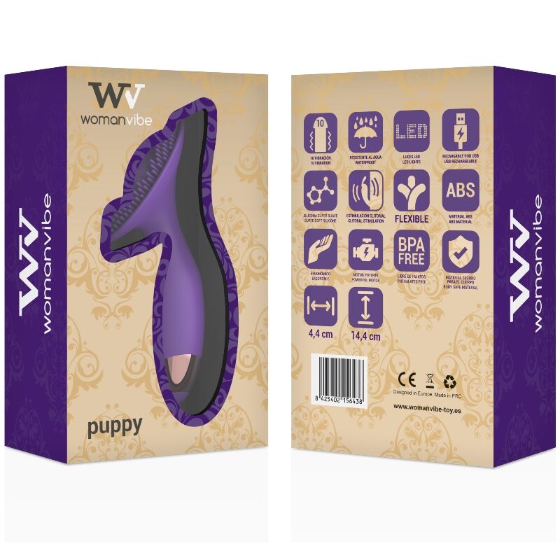 WOMANVIBE - PUPPY vibromasseur clitoridien en silicone