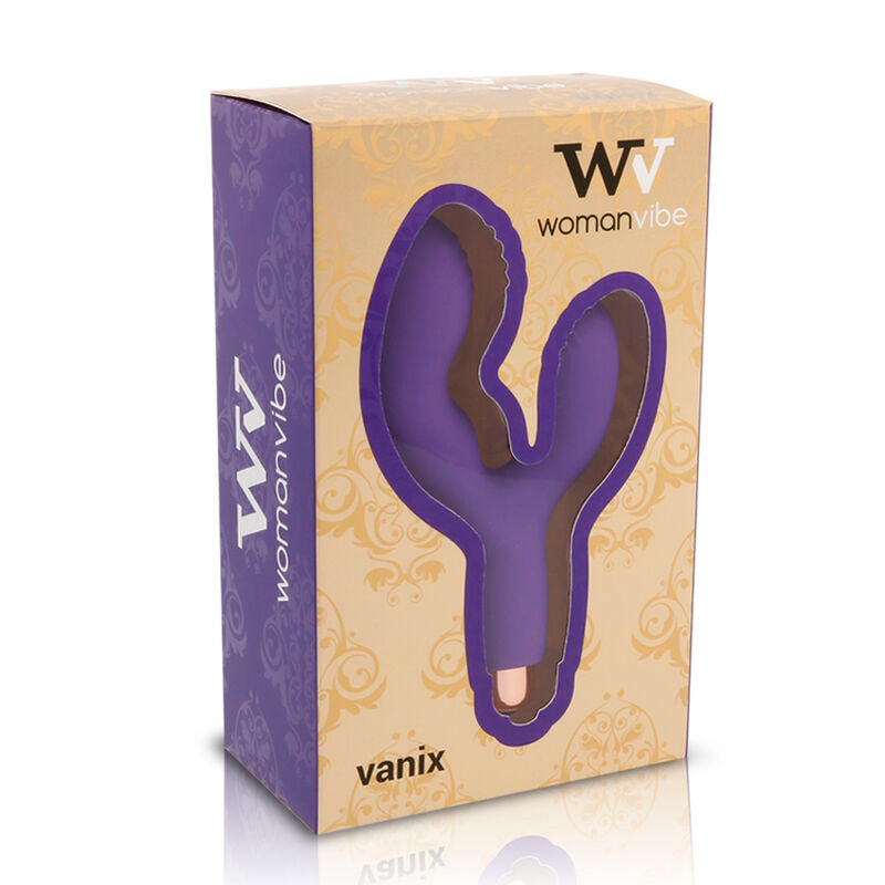 WOMANVIBE - VANIX vibromasseur double en silicone