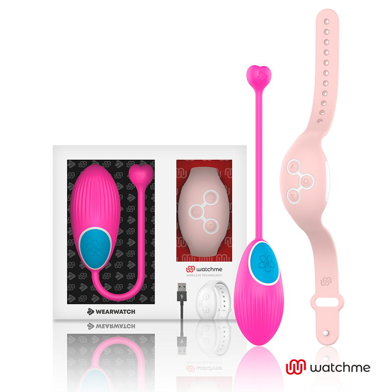 WEARWATCH – œuf télécommandé compatible WATCHME fuchsia / rose