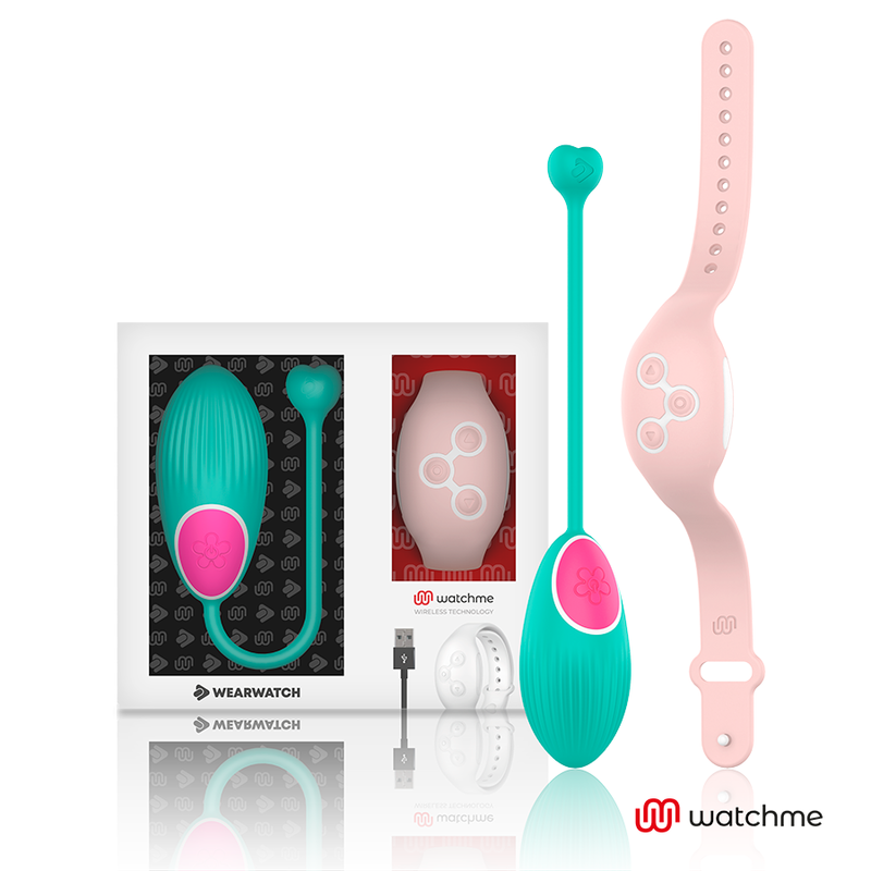 WEARWATCH – œuf télécommandé compatible WATCHME turquoise / rose