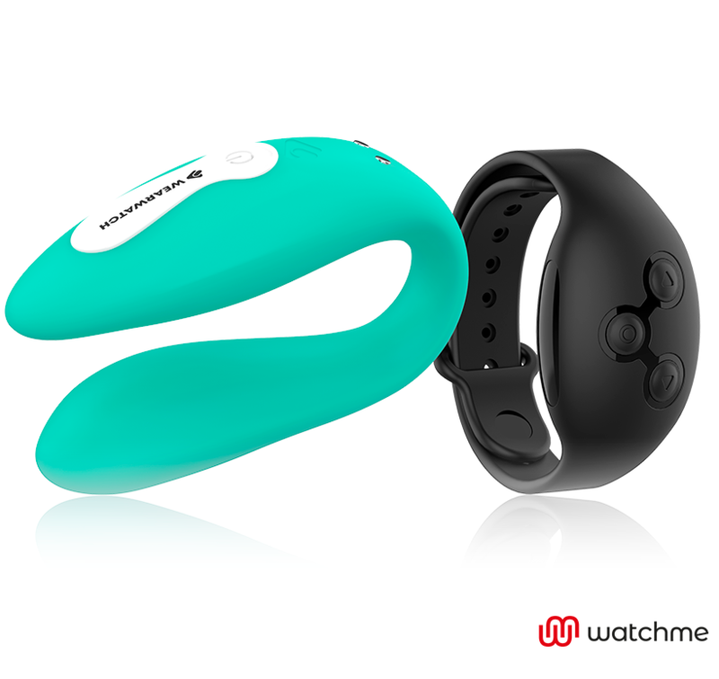 WEARWATCH - vibromasseur double compatible WATCHME turquoise / noir