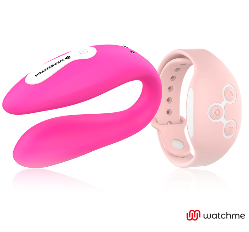 WEARWATCH - vibromasseur double compatible WATCHME fuchsia / rose